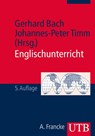 Englischunterricht - Gerhard Bach ; Johannes-Peter Timm - 9783825240370