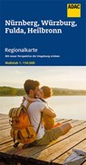 ADAC Regionalkarte Blatt 12 Nürnberg, Würzburg, Fulda, Heilbronn 1:150 000 -  - 9783826414152