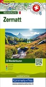 Kümmerly+Frey Wandertourenkarte 13 Zermatt 1:50.000 -  - 9783828309739