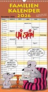 Uli Stein Familienkalender 2026: Familienplaner mit 5 Spalten -  - 9783830322429