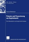 Patente Und Finanzierung Am Kapitalmarkt - Claudia Bittelmeyer - 9783835009165