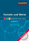 Formeln und Werte - Formelsammlung bis Klasse 10 - Lutz Engelmann ; Christine Ernst ; Sonja Huster ; Günter Liesenberg - 9783835590205