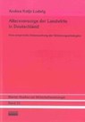 Altersvorsorge der Landwirte in Deutschland - LUDWIG,  Andrea Katja - 9783844008050