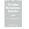 Deutscher Reichsbahn Kalender 2026 -  - 9783844659504