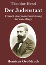 Der Judenstaat (Großdruck) - Theodor Herzl - 9783847826712