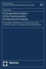 A Comparative Analysis of the Transformation of State/Social Property: Privatization and Restitution in the Post-Communist Countries - Kosovo as a Sui - Haxhi Gashi - 9783848707263