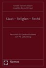 Staat - Religion - Recht - Kerstin von der Decken ; Angelika Günzel - 9783848768929
