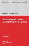 Verfassung des Landes Mecklenburg-Vorpommern - Claus Dieter Classen ; Michael Sauthoff - 9783848782369