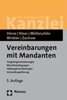 Vereinbarungen mit Mandanten - Dirk Hinne ; Hans Klees ; Albrecht Müllerschön ; Klaus Winkler - 9783848787746