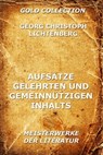 Aufsätze gelehrten und gemeinnützigen Inhalts - Georg Christoph Lichtenberg - 9783849624569