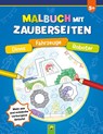 Malbuch mit Zauberseiten Dinos, Fahrzeuge, Roboter - Schwager & Steinlein Verlag GmbH - 9783849946890