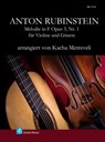 Anton Rubinstein: Melodie in F, Opus 3, Nr. 1 -  - 9783864112126
