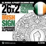 26x2 Intricate Colouring Pages with the Irish Sign Language Alphabet -  - 9783864690464