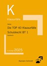 Die TOP 40 Klausurfälle Schuldrecht BT 1 - Frank Müller - 9783867529419
