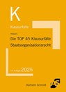 Die TOP 45 Klausurfälle Staatsorganisationsrecht - Ralf Altevers - 9783867529556