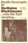 Karlheinz Stockhausen -  - 9783883770840
