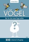 Vögel: Was Sie schon immer fragen wollten - Einhard Bezzel - 9783891048337