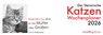 Der literarische Katzen Wochenplaner 2026 -  - 9783895617225