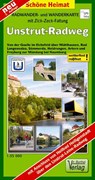 Radwander- und Wanderkarte Unstrut-Radweg 1:35 000, Laufzeit bis 2027 -  - 9783895912153