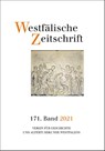 Westfälische Zeitschrift 171. Band 2021 - Verein für Geschichte und Altertumskunde Westfalens - 9783897109278