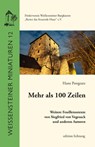 Mehr als 100 Zeilen - Siegfried von Vegesack - 9783911459044