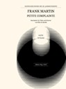 Petite complainte - Frank Martin ; Rien de Reede - 9783911477017