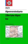 DAV Alpenvereinskarte 35/3 Zillertaler Alpen Ost 1 : 25 000 Wegmarkierung -  - 9783928777858