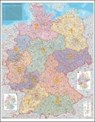Deutschland Postleitzahlenkarte Kleinformat. Wandkarte ohne Metallstäbe -  - 9783929627510