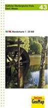 Wanderkarte 43 Südlicher Oberbergischer Kreis, Eitorf, Wissen 1 : 25 0000 -  - 9783936184679