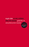 eugen oker so wos schüins mou ma soucha - Eugen Oker - 9783936721072