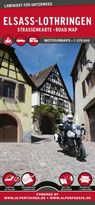 MoTourMaps Elsass & Lothringen Auto- und Motorradkarte 1:275.000 -  - 9783939997627