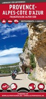 MoTourMaps Provence-Alpes-Côte d'Azur (Französische Alpen Süd) Auto- und Motorradkarte 1:300.000 -  - 9783939997641