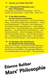 Marx' Philosophie - Étienne Balibar - 9783942214032