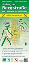 Wandern + Radfahren, Entlang der Bergstraße von Darmstadt bis Heidelberg 1:30.000 -  - 9783947593255