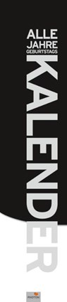 ALLE JAHRE Geburtstagskalender -  - 9783948112028
