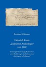 Heinrich Rosts "Zülpicher Anthologie" von 1602 - Bernhard Wißmann - 9783948682576