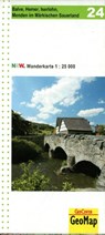 Balve, Hemer, Iserlohn, Menden im Märkischen Sauerland Blatt 24, topographische Wanderkarte NRW -  - 9783959650526