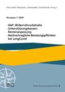 GGF: Widerrufsvorbehalte, Unterstützungskassen: Rentenanpassung, Nachvertragliche Beratungspflichten bei LongCovid - Henriette Meissner ; Alexander Schrehardt - 9783963295041