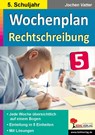 Wochenplan Rechtschreibung / Klasse 5 - Jochen Vatter - 9783966242110