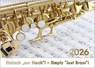 Blech-Instrumente - Musik-Kalender 2026, DIN A3 -  - 9783969031230