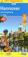 ADFC-Regionalkarte Hannover und Umgebung, 1:75.000, mit Tagestourenvorschlägen, reiß- und wetterfest, E-Bike-geeignet, GPS-Tracks Download -  - 9783969900253