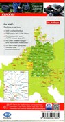 ADFC-Radtourenkarte 19 Saarland /Mosel 1:150.000, reiß- und wetterfest, E-Bike geeignet, GPS-Tracks Download, mit Bett+Bike Symbolen, mit Kilometer-Angaben -  - 9783969901885
