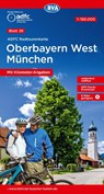 ADFC-Radtourenkarte 26 Oberbayern West München 1:150.000, reiß- und wetterfest, E-Bike geeignet, GPS-Tracks Download, mit Kilometer-Angaben -  - 9783969902608