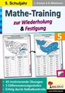 Mathe-Training zur Wiederholung und Festigung / Klasse 5 - Jörg Krampe ; Rolf Mittelmann - 9783988410597