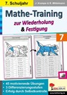 Mathe-Training zur Wiederholung und Festigung / Klasse 7 - Jörg Krampe ; Rolf Mittelmann - 9783988410610