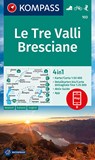 KOMPASS Wanderkarte 103 Le Tre Valli Bresciane 1:50.000 -  - 9783991211136