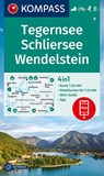 KOMPASS Wanderkarte 8 Tegernsee, Schliersee, Wendelstein 1:50.000 -  - 9783991212119