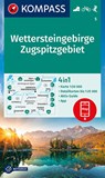 KOMPASS Wanderkarte 5 Wettersteingebirge, Zugspitzgebiet 1:50.000 -  - 9783991212171