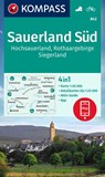 Kompass WK842 Sauerland Süd, Hochsauerland, Rothaargebirge -  - 9783991214274