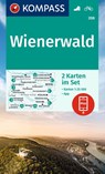 KOMPASS Wanderkarten-Set 208 Wienerwald (2 Karten) 1:25.000 -  - 9783991215219